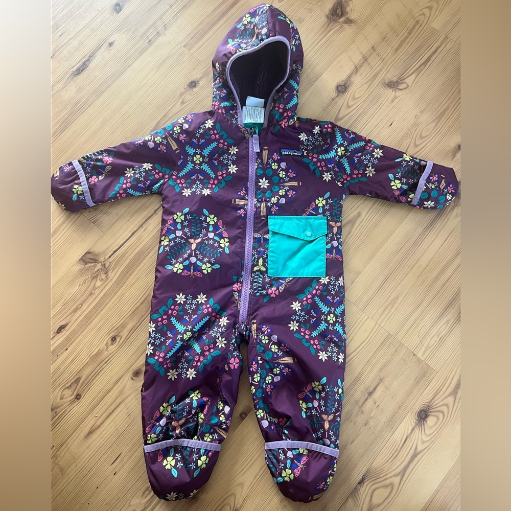 Patagonia Reversible Puff-Ball Bunting 3-6M